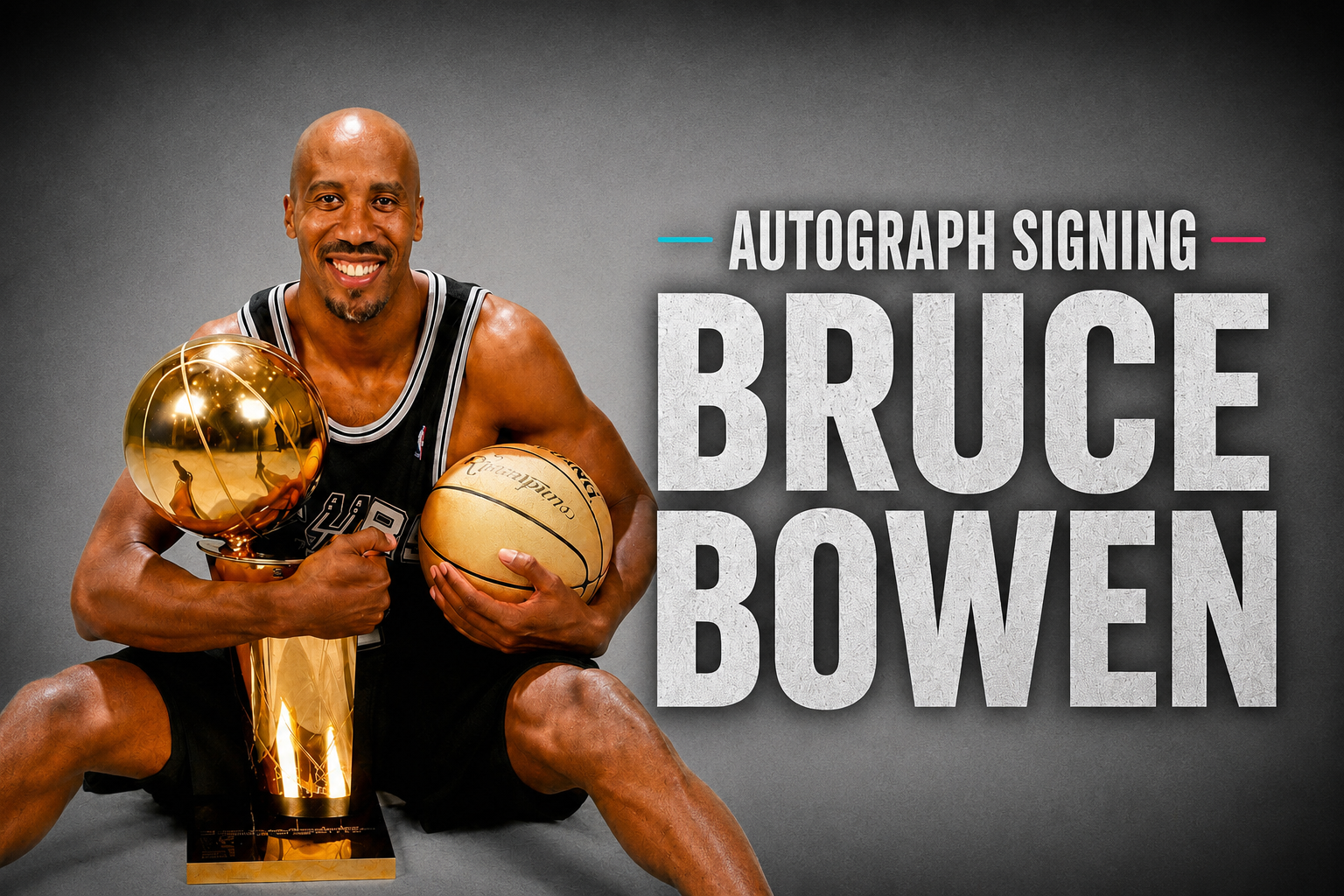 Bruce Bowen Autograph Signing at Alamo Card Show